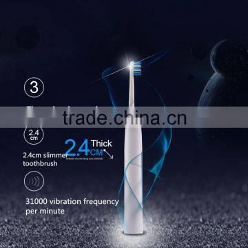 USB Waterproof IPX7 Ultrasonic Electric Toothbrush photo-5