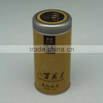 Wholesale food grade round cylindric cylindrical tin box