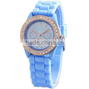 Eco-friend fashion silicone wist watch