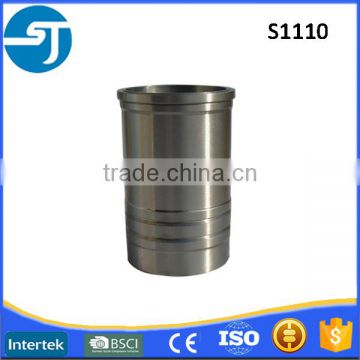 Single cylinder electiric diesel engine parts S1110 cylinder liner