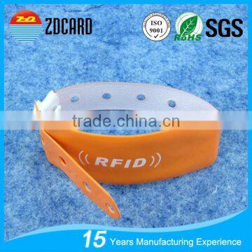 HF 13.56 MHz Custom Printing Rfid Soft PVC Wristband