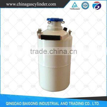 GB5358 Standard Aluminum Alloy LN2 Storage Semen Cryogenic Tank