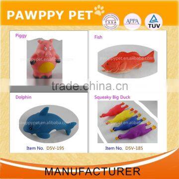 Cheap Rubber Cartoon Animal Dog Chew Toy With Squeaker photo-6