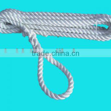 Mooring Rope, Twisted w/ Loop, Diam. 12mm Polyester photo-2