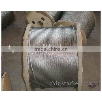 ungalvanized steel wire rope 6*19,6*37