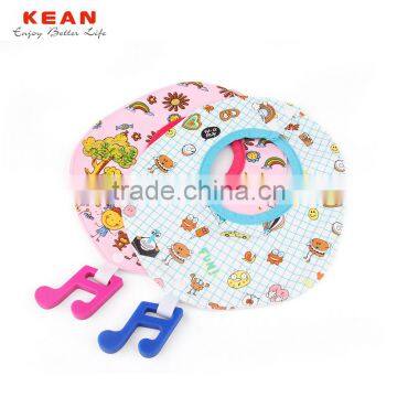 Portable soft safety cute chewable infant bibs with snaps