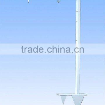 powder coating steel crossarm sign stake