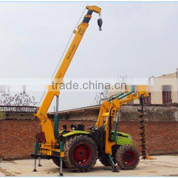 YTO Tractor Mounted Pile Driver in Construction of Power Facilities photo-6