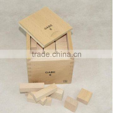 Professional Kindergarten Teaching AIDS Educational Toy Froebel Gabe 6 photo-2