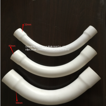 Plumbing Pvc Long Radius 90 Degree Pipe Bend photo-2