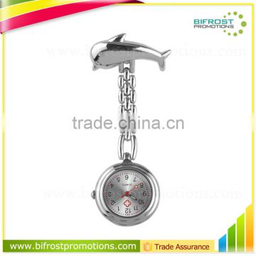 Dolphin Shaped Promotions Medical Gift Brooch Nurse Watch