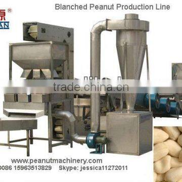 Blanched peanut line