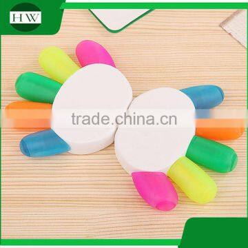 Private Label Mini Hand Palm Multi Color 5 in 1 Highlighter Pen photo-5