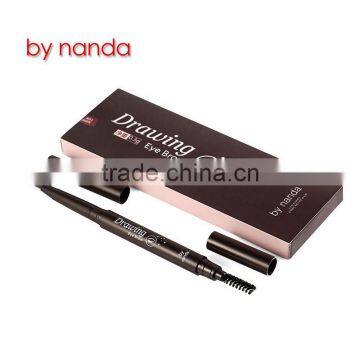 LX 2864 good quality and cheap price eyebrow pencil and eyeliner pencil with plastic tube