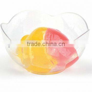 Plastic Transparent Round Salad Bowl photo-4
