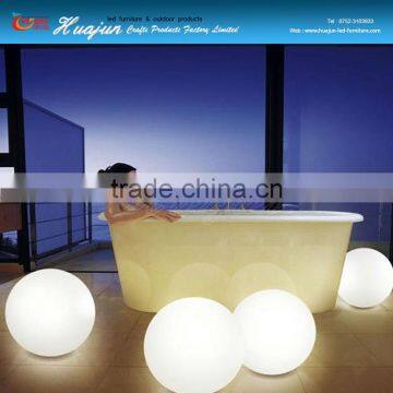 restaurant/coffee shop rgb color changing led ball/modern commercial led ball