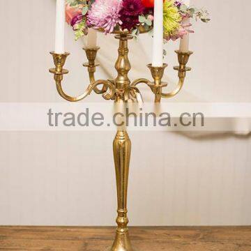 Gold Candelabra , Crystal Candelabra Centerpieces Wholesale , Glass Candelabra photo-2