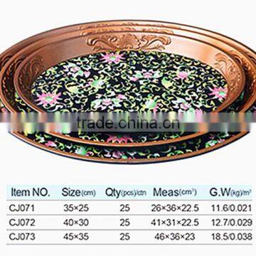 Serving Tray Sets, Round/Square Melamine Tray for European Market