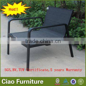 Garden Mesh Chair Furniture Outdoor Aluminium Arm Chair photo-3