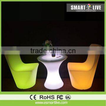 plastic glow chair for bar 169 colors for event generator light set