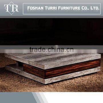 Modern Living Room Furniture Marble Top Coffee Table for Sale photo-4