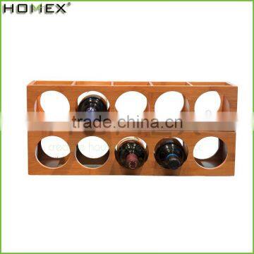 High Quality Bamboo Wine Rack/Bamboo Wine Holder/Homex_Factory