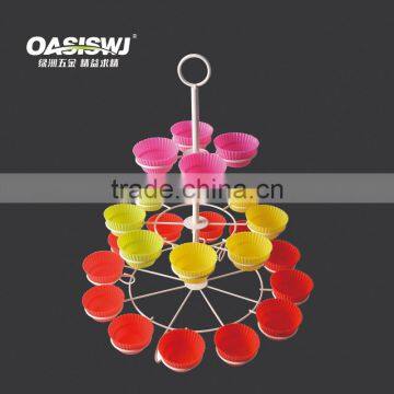 Cupcake Tree Stand for Birthdays and Other Occations 3 Tier Cupcake Holder for 24 Cupcakes and Desserts photo-2