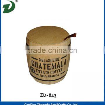 Mini Antique Wooden Barrel