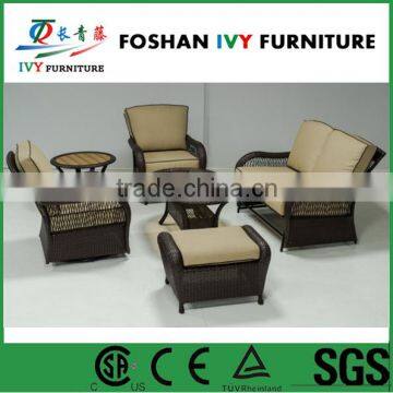 New design outdoor patio rattan sofa furniture set