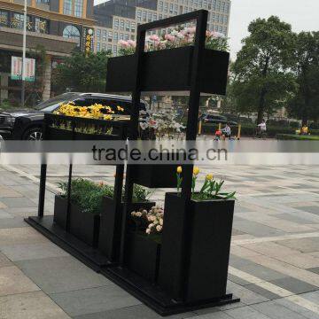 Fiberglass Modern Square Planter photo-3
