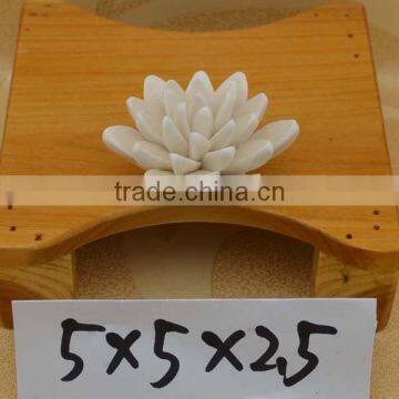hand painted ceramic flower figurine for Valentine's Day & Wedding