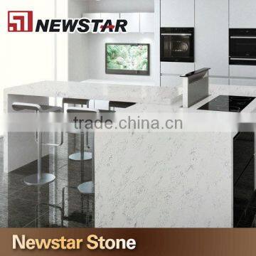 Eco Stone Countertops Volakas Quartz Countertop White With Sink Cutout photo-6