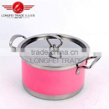 Longfei OEM Non-stick Stock Pot/soup Stock Pot/stainless Steel Handle Stock Pot photo-2