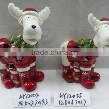 ceramic xmas reindeers