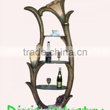 vintage decorative dining showcase for wine, coffee,cups