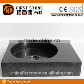 Sink 440G Black Stone Natural Stone Basin