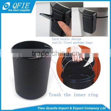 Household Eco-friendly 20 Litres Cylinder Silver Stainless Steel Foot Pedal Garbage Bin for Korea Market photo-6