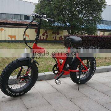 20" 500w Electric Folding Bike Electric Fat Bike photo-3