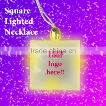 Square Shape LED Necklace