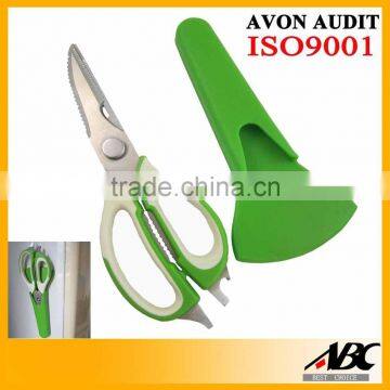 Colorful Wooden Handle Professional Kitchen Scissor photo-4