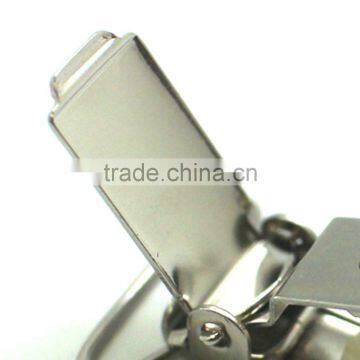 High Quality Stamping Steel Metal Suspender Clip With Plastic Teeth Inside for Garment, Cloth Clip photo-3
