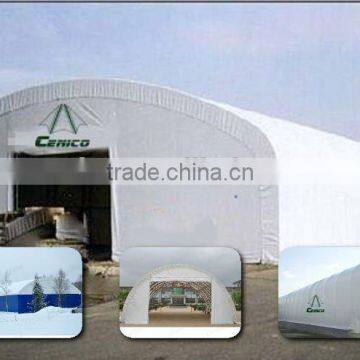 Trussed Fabric Building , Airplane Hangar , Warehouse tent , Commercial Storage Shelter