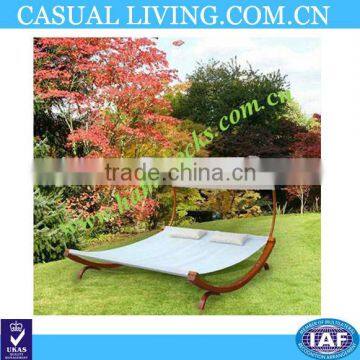 Outdoor folding hammock stand with canopy wooden hammock stand with canopy