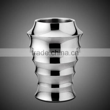 Unique Bamboo Shape Champagne Metal Stainless Steel Ice Bucket With Stander photo-6