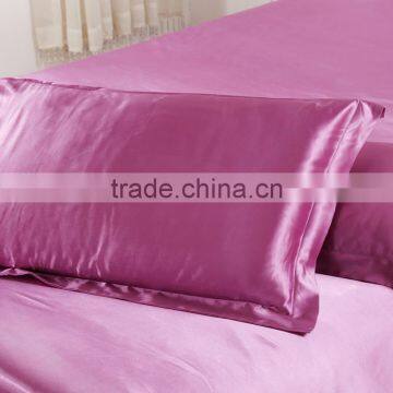 2016 Hot!! Mitation Silk Quilt Red Satin Sheets Cotton Solid Satin Duvet Cover Set King Size Bedsheet 3/4pcs of Bedding Sets. photo-4