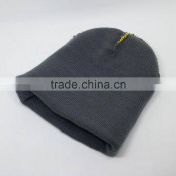 100% Acrylic High Quality Knitted Beanie Cap photo-3