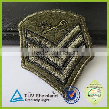 Machine Embroidery chevron eto uniform shield arm badge