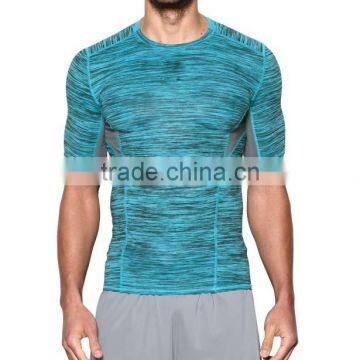 China Factoty Wholesale Made Plain Gym Sports Wear O-neck Custom T shirt