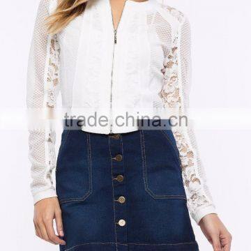 High Quality Wholesale Fashion Short Custom Spring Summer Women Jacket photo-4
