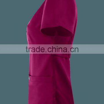 Anatomy Scrubs Modern Fit Mock Wrap Tops photo-2